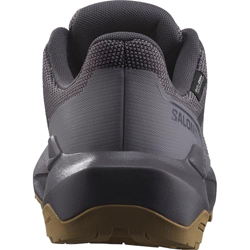 Salomon Women’s Elixir Tour Waterproof Winter Low Hiking Shoe - Nine Iron/Shark/Kelp - 7.5