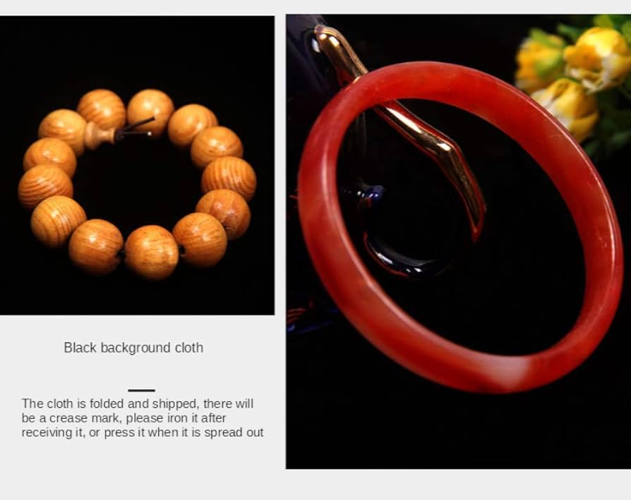 Amazon | 写真用の黒い高密度植毛布、黒い光を吸収する布、無