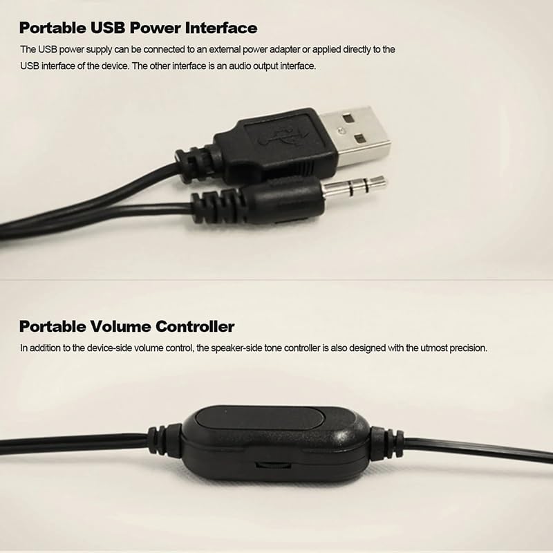 Combinación de Altavoces con Cable Estéreo y Sistema de Graves Definidos 4