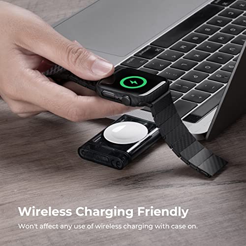 Pitaka Air Case For Apple Watch Series 8/7, 45Mm Exquisite Refined Minimalist Slim Apple Watch Case Protective Iwatch Case - Aramid Fiber #TOP4