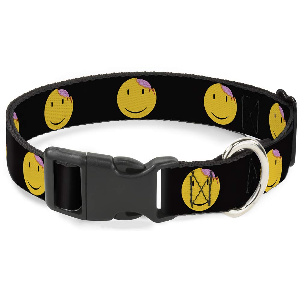 Collier chien boucle plastique Smiley Brain Medium Buckle Down réglable