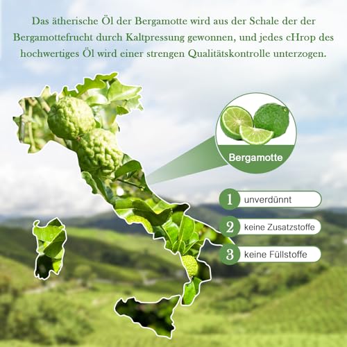 EVOKE OCCU Ätherisches Bergamotteöl – Diffuser, Haut, Duft – Bild 2