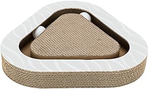 Trixie Kratzpappe mit Bällen und Katzenminze