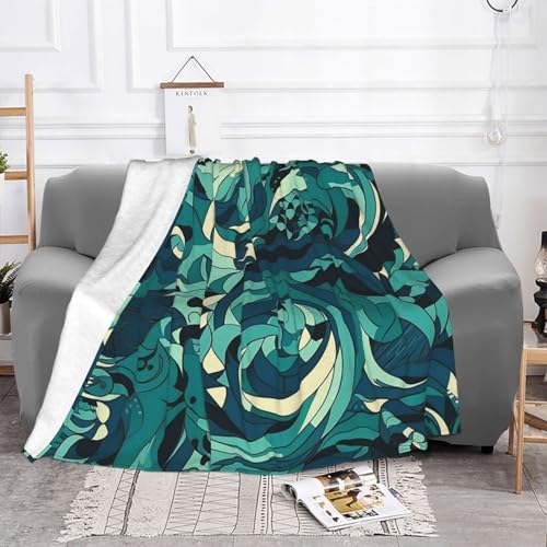 Couverture en flanelle douce design géométrique idée cadeau maison - 6