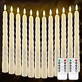 【Télécommande et Minuterie Pratique】Les bougies LED avec télécommande sont faciles à contrôler à distance. Vous pouvez régler la minuterie sur 2, 4, 6 ou 8 heures. Les bougies LED sans flamme avec minuterie s'éteignent automatiquement selon le temps sélectionné, ce qui vous permet de profiter de votre ambiance sans vous soucier de l’arrêt manuel.