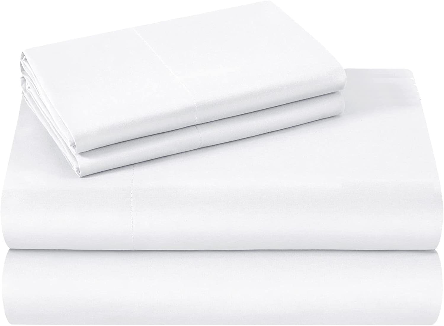 100 Cotton Sheets 4 PCs Twin XL Sheets Sets for College