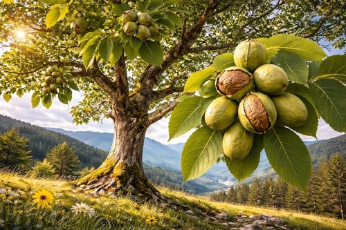 Butternut Tree Live Plants (White Walnut) 1–2 Ft Tall –