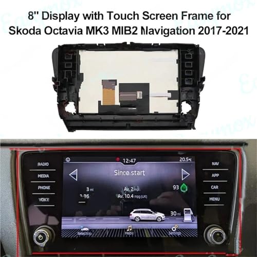 Pantalla para Coche 8" Skoda Superb Octavia MK3 MIB2 3