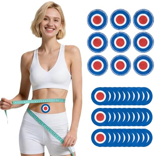 60 Stück Abnehmpflaster, Kosmetisches Körperpflege Patch, Hautfreundliches Pflegepflaster für den Alltag, Diskret & Komfortabel, Für Alle Hauttypen, 60 Stück