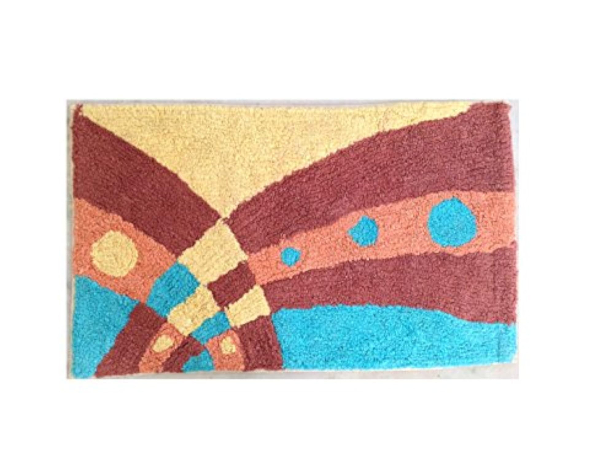 Multi-Colour Designer Cotton Bath Mat for Home