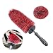 IPELY Car Wheel Rim Detailing Brush with Long Soft Bristle, Professional Car Detailing Tools Kit for Tire, Rim, Engine, Motorcycle
