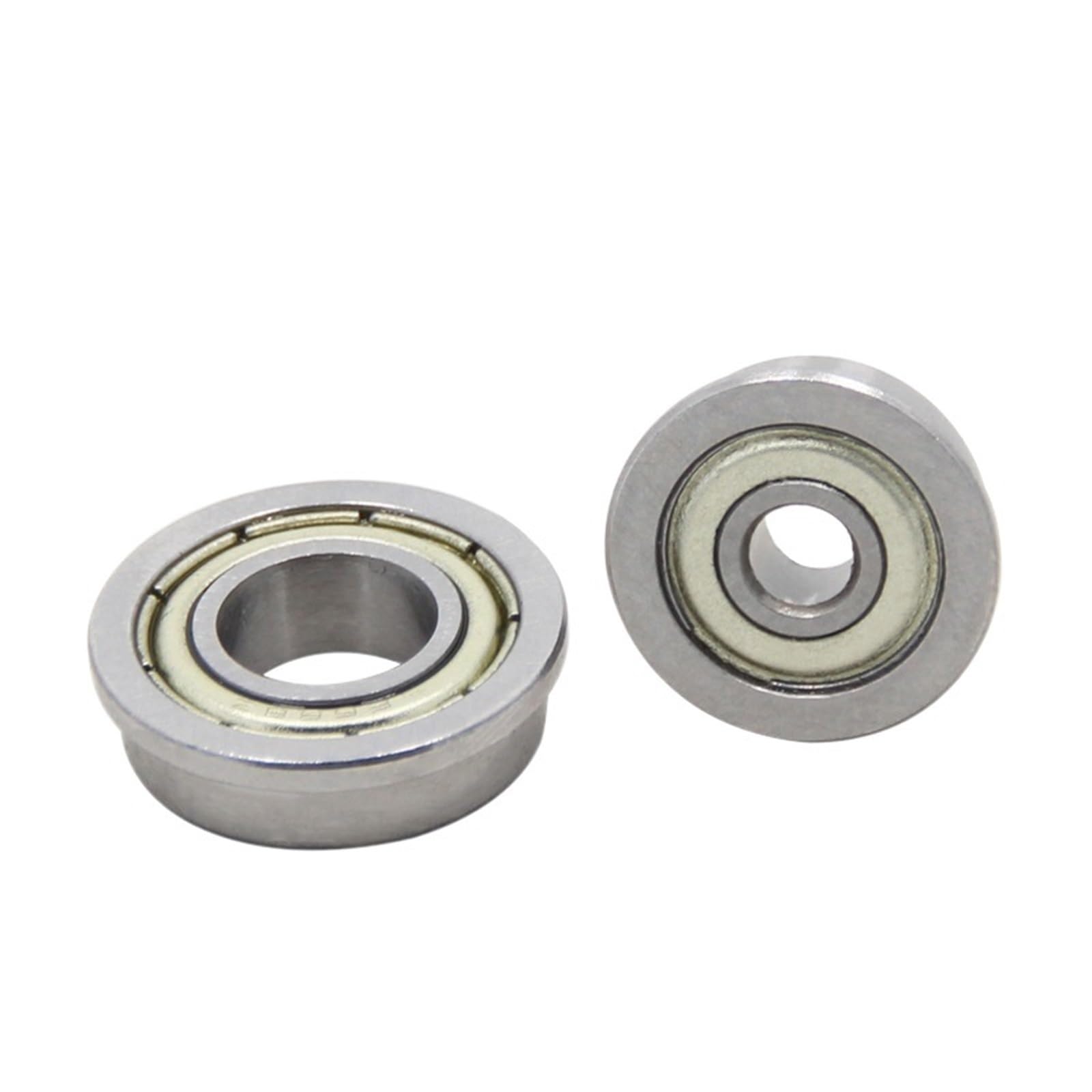 HYUJNAFZR Bimetal Seal Shield Micro deep Groove Bearing 10pcs F624ZZ F623ZZ F604ZZ F625ZZ F684ZZ F688ZZ Flange Ball Bearings for 3D Printer Ball Bearings Deep Groove Ball Bearings(F623ZZ)