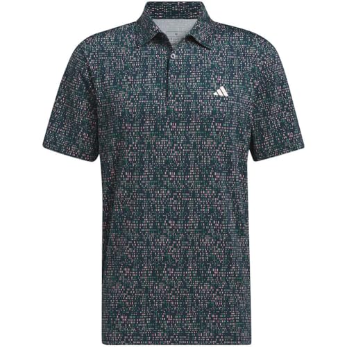 adidas Men's Ultimate365 Power Grid Print Polo Shirt