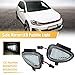 X AUTOHAUX 1 Pair Side Mirror Puddle Light LED Lamp Left and Right Side White Light Fit for Volkswagen Golf 6 GTI 2009-2013