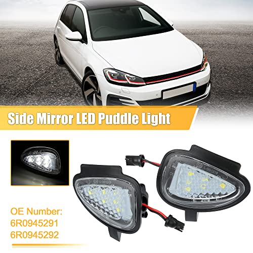 1 Par Lámparas LED Luz Blanca Espejo Retrovisor miniatura 2
