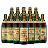 Schlenkerla Rauchbier Weizen Wheat Beer 500ml Bottles - 5.2% ABV (12 Pack)