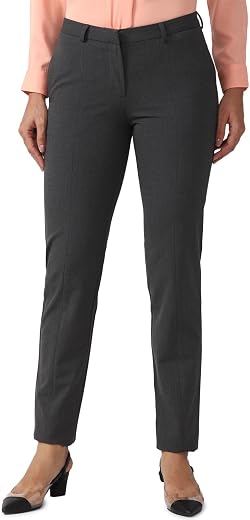 Van Heusen Women's Mid Rise Regular Work Utility Pants
