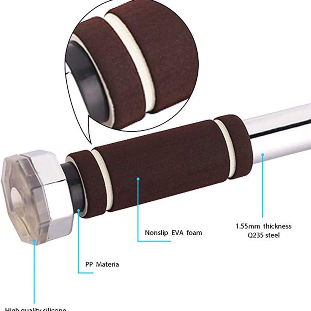 Pull Up Bars HUAHUA Pull Rod Stainless Steel Door Frame Wall-Mounted Fitness bar Without Screw Horizontal bar Strength Training 60-100cm