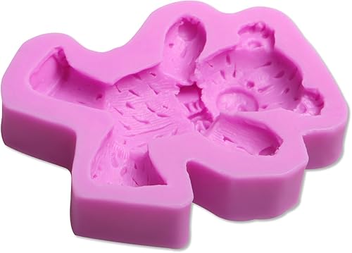 Miniatura 8 de Moldes de silicona para dulces de oso, oso de peluche, moldes para hornear de chocolate para baby shower, cumpleaños, boda, decoración de pasteles,