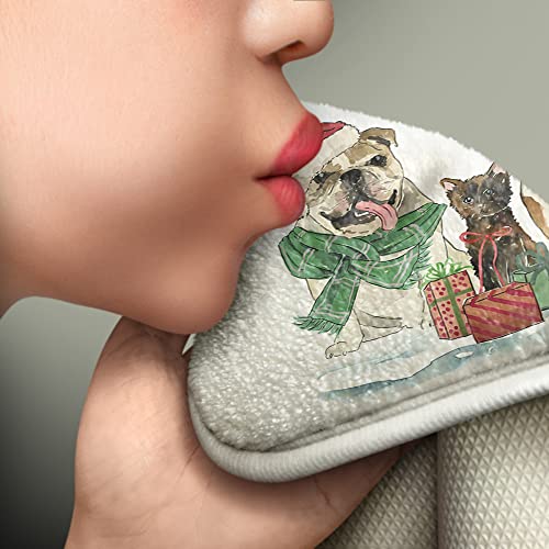 Bathroom Rug Bath Dog Christmas Decor Non-Slip Design Bath Mat Microfiber Thick Shaggy Water Absorbent Soft Machine Washable Floor Mat Bathroom Rugs For Bathroom Shower #TOP3