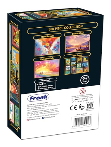 Image of Frank Van Gogh 300 Pieces Jigsaw Puzzles | Collector's Edition | Travel Friendly Mini Puzzles | Realistic Illustration Puzzle | Game for Focus & Memory | for Adults & Teenagers