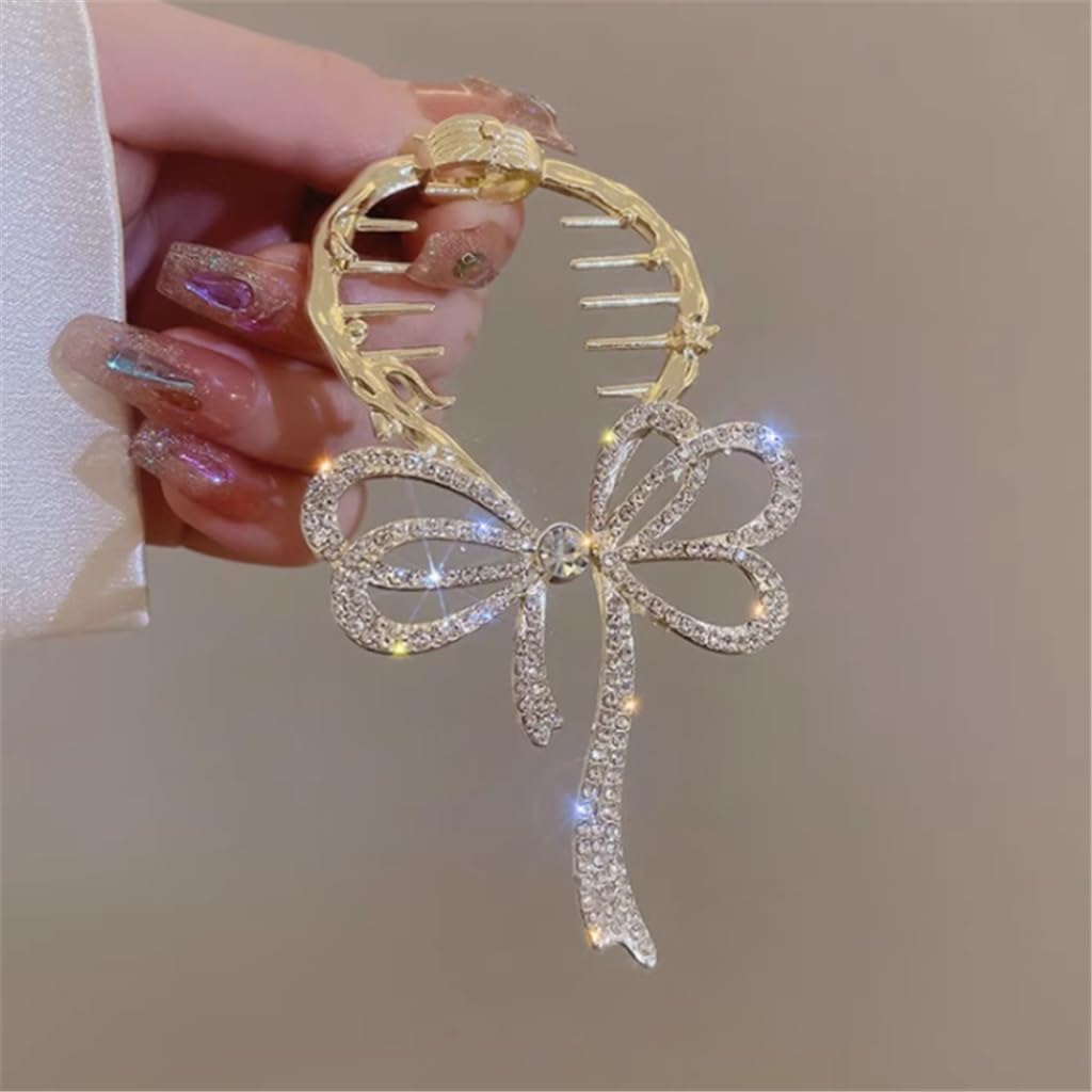 HBJWOV Marble grab clip female hair accessories plate fixed artifacts clips back of the ponytail buckle headwear