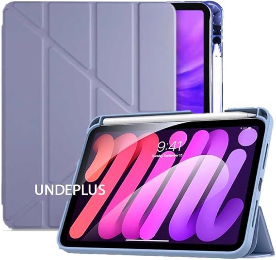 UnDePlus Mi Pad 7/7 Pro 11.2inç 2025 ile uyumlu Kılıf Kalem Bölmeli Mars Case Lavendery Gray