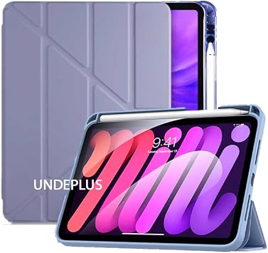 UnDePlus Mi Pad 7/7 Pro 11.2inç 2025 ile uyumlu Kılıf Kalem Bölmeli Mars Case Lavendery Gray