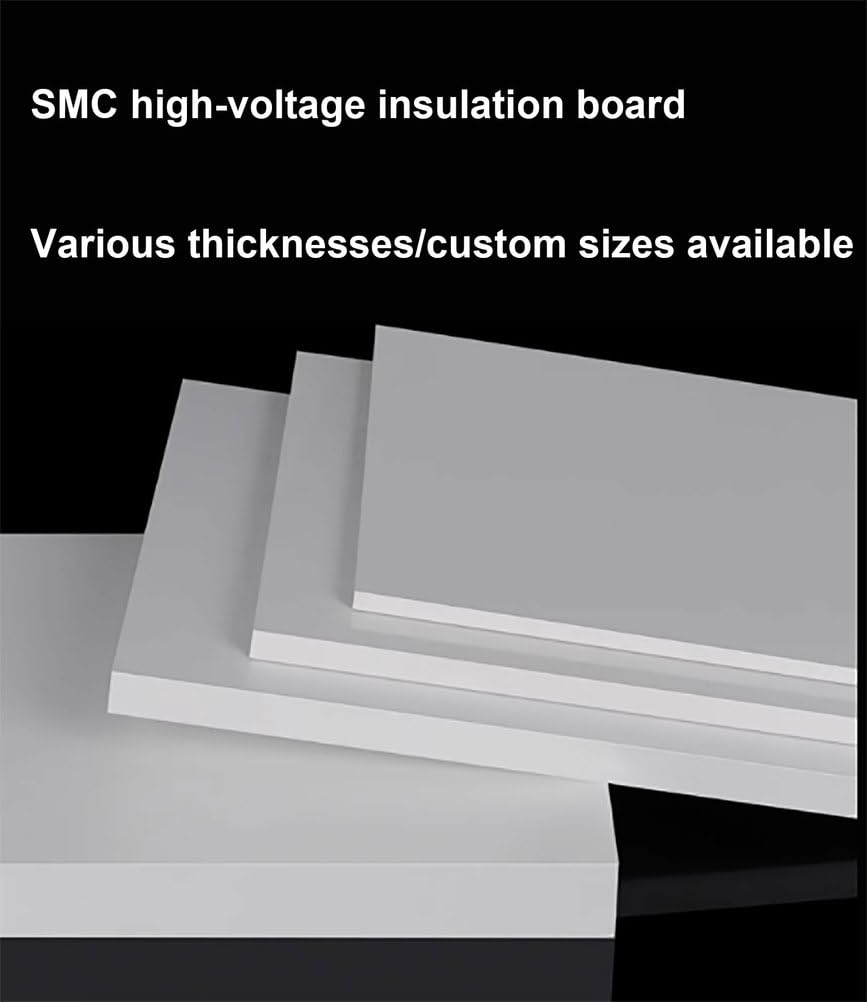 Pannello isolante Smc, lamiera ignifuga resistente al calore, spessore 2 mm, pannello elettrico rigido for apparecchiature ad alta tensione e scatole elettriche(100 * 100mm)
