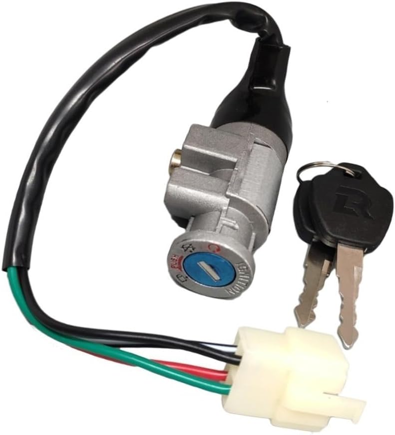Motorcycle Ignition Switch Key Lock Fit For Dayang DY100 C100 WAVE110 CUB100 Scooter GY6125 GY6150 WH125 2 4 5 7 Wires(DY100 4 Wires)