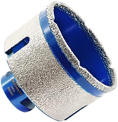 Diamond Core Drill Bit - BRSCHNITT Diamond Finger Milling Bit 68mm for Drilling Enlarging Shaping Round Bevel Holes in Porcelain,Ceramic,Granite,Marble M14 thread
