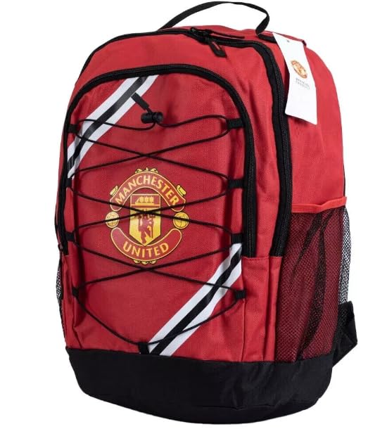 Generic Man United Officially Licensed Club Backpack Rucksack Bag - Core Stripe, Multicolor, L3