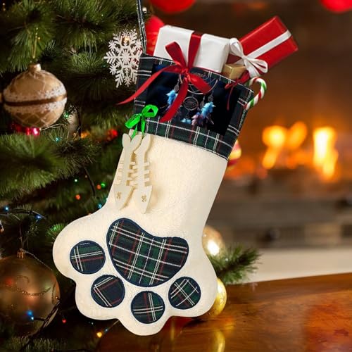 Solución decorativa: Calcetín de Navidad personalizado original 6