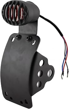 Boldness 3/4" Axle Side Mount License Plate,LED Brake with White License Plate Light,Compatible for Harley Sporster Bobber Chopper