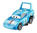 Disney Cars GFY55 Pixar's Cars Turbo Racers Strip Weathers aka The King Vehicle, Multicoloured