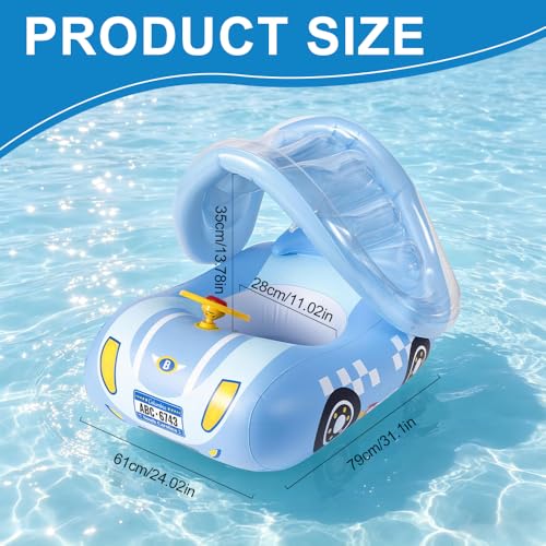 Bouée bébé anti-basculement pour sécuriser la baignade des tout-petits - 2