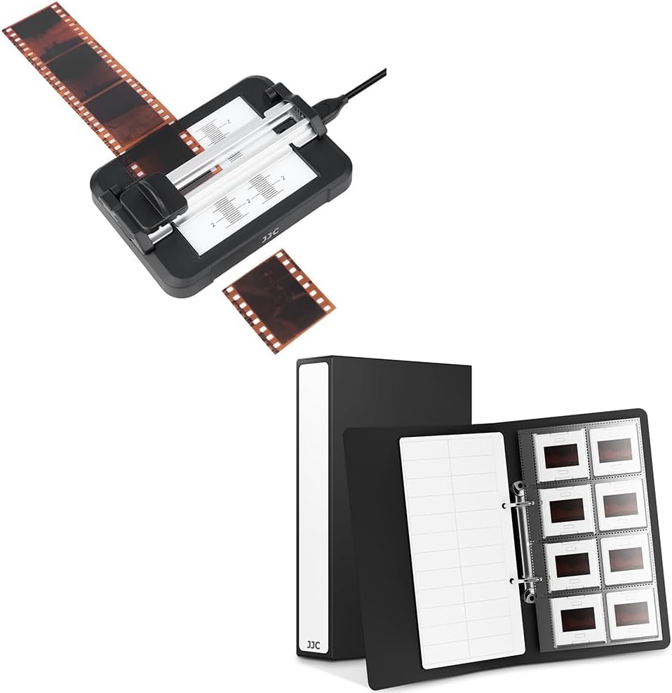35mm Film Slide Mounts Album + Slide Film Cutter