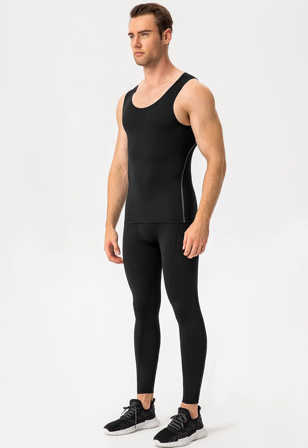 SPVISE 1 or 3 Pack Men's Compression Shirts Sleeveless Tank Top Dry Fit Athletic Workout Sports Running Base Layer Undershirt - Image 6