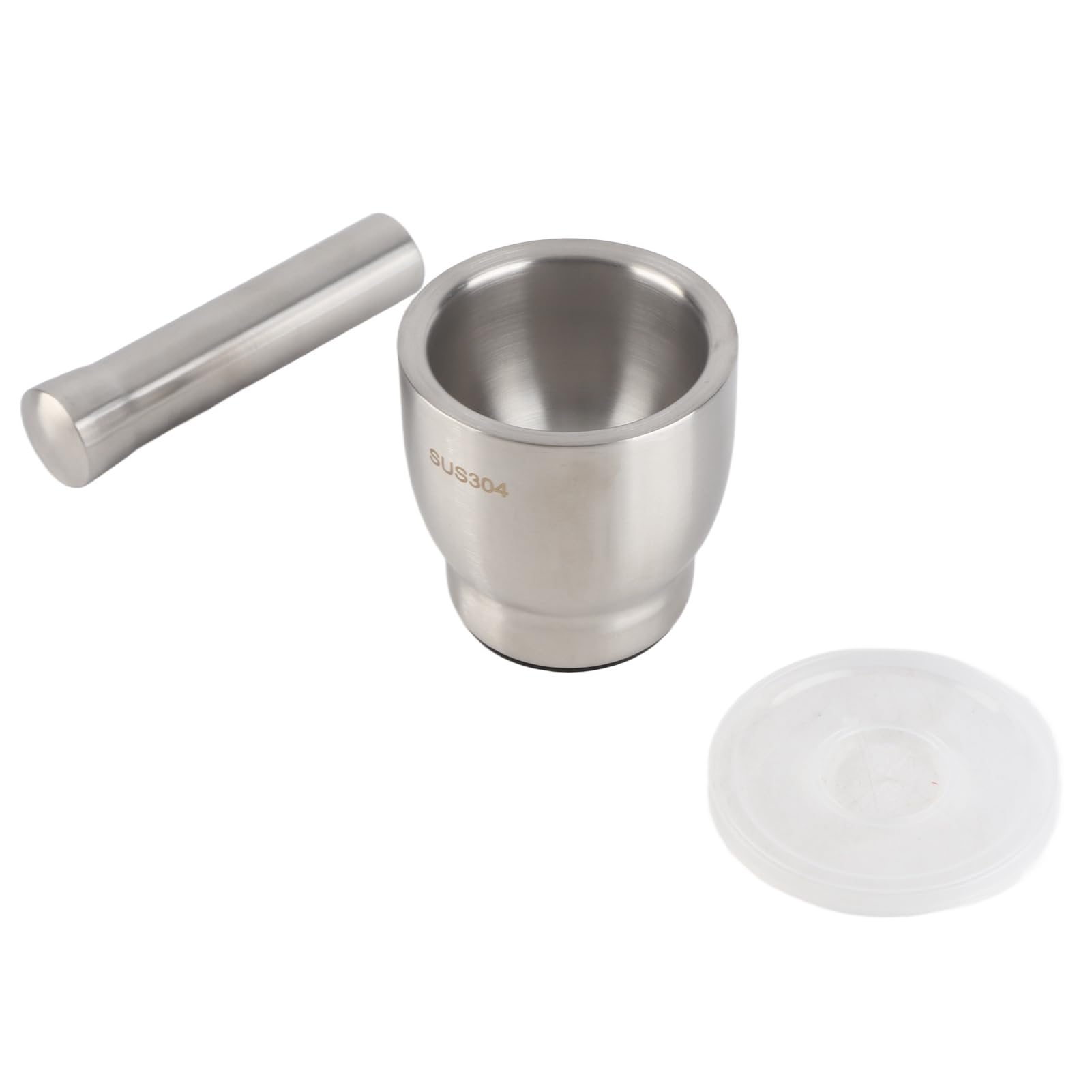 Wyciskarka do czosnku Chopper Młynek ręczny ze stali nierdzewnej Narzędzie kuchenne do mielenia orzechów czosnku Silikon ze stali nierdzewnej 304 1080g 9,8 cm