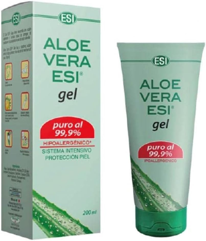 ESI Aloe Vera Pure Gel | Hydrating And Nourishing Gel For The Skin | Non-Greasy & Quick Absorb Formula | For All Types Of Skin | 200 Ml