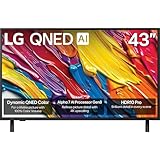 LG 43-Inch Class QNED AI 4K QNED82A Series Smart TV w/AI Sound, HDR10, 4K Super Upscaling, Filmmaker Mode, Wow Orchestra, Alexa Built-in (43QNED82AUA, 2025)