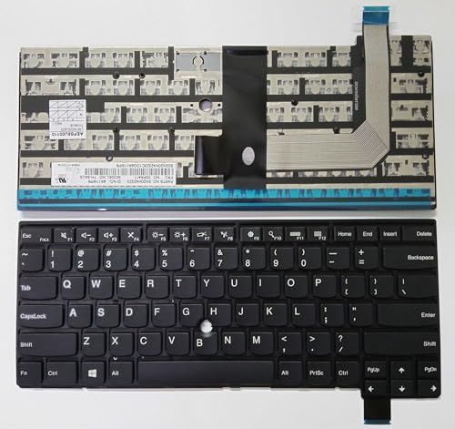 Clavier Thinkpad T460S T470S point bâton noir sans rétroéclairage pièce rechange PC
