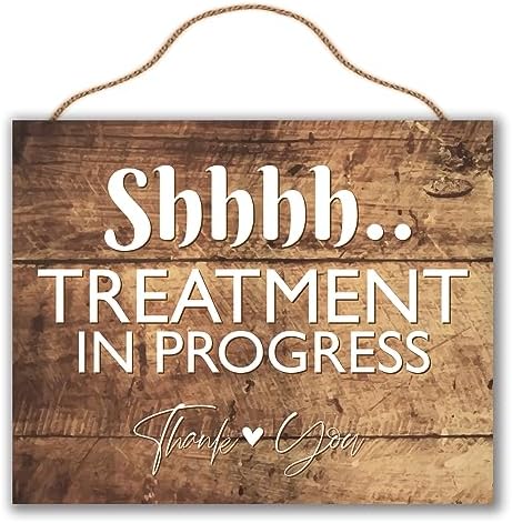 In Progress Do Not Disturb Sign for Kitchen Bedroom Living Room Home Decorations 8×10 Inches