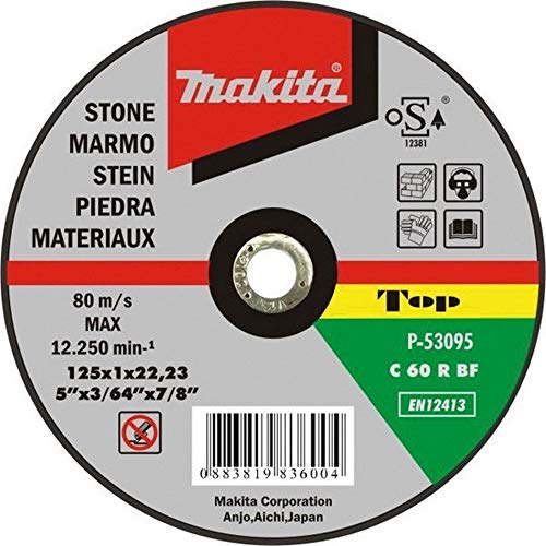 Makita P-53073 – Disco di taglio in pietra, 115 mm x 1.0 mm