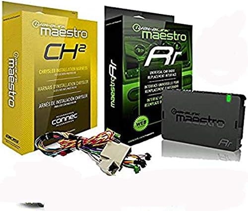 Idatalink Maestro HRN-RR-CH2 Plug and Play Radio Replacement Harness & Steering Wheel Interface for Select Compatible 05-09 Chrysler (ADS-MRR or ADS-MRR2 Module Required) (Discontinued)