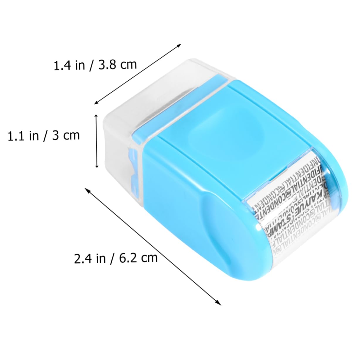 Masteelf Self-Inking Line Rolling Stamp With Dashed Lines For - View #6