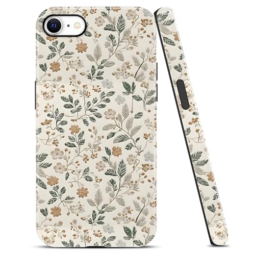 Coque iPhone SE 2022 fleurs de printemps antichoc en TPU souple protecteur