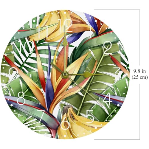 Horloge murale moderne acrylique décorative et silencieuse - 7