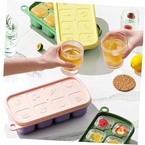 Set de 3 bandejas para cubitos de hielo con tapa miniatura 6
