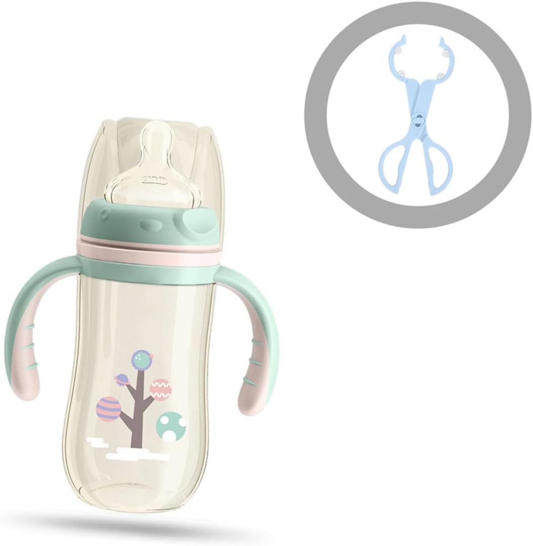 2Pcs Bottle Clamp Heat Resistant Slip Feeding Tongs for Newborns Durable Multi Function Bottle Clip Tool Portable and Lightweight Design for Home Travel Use